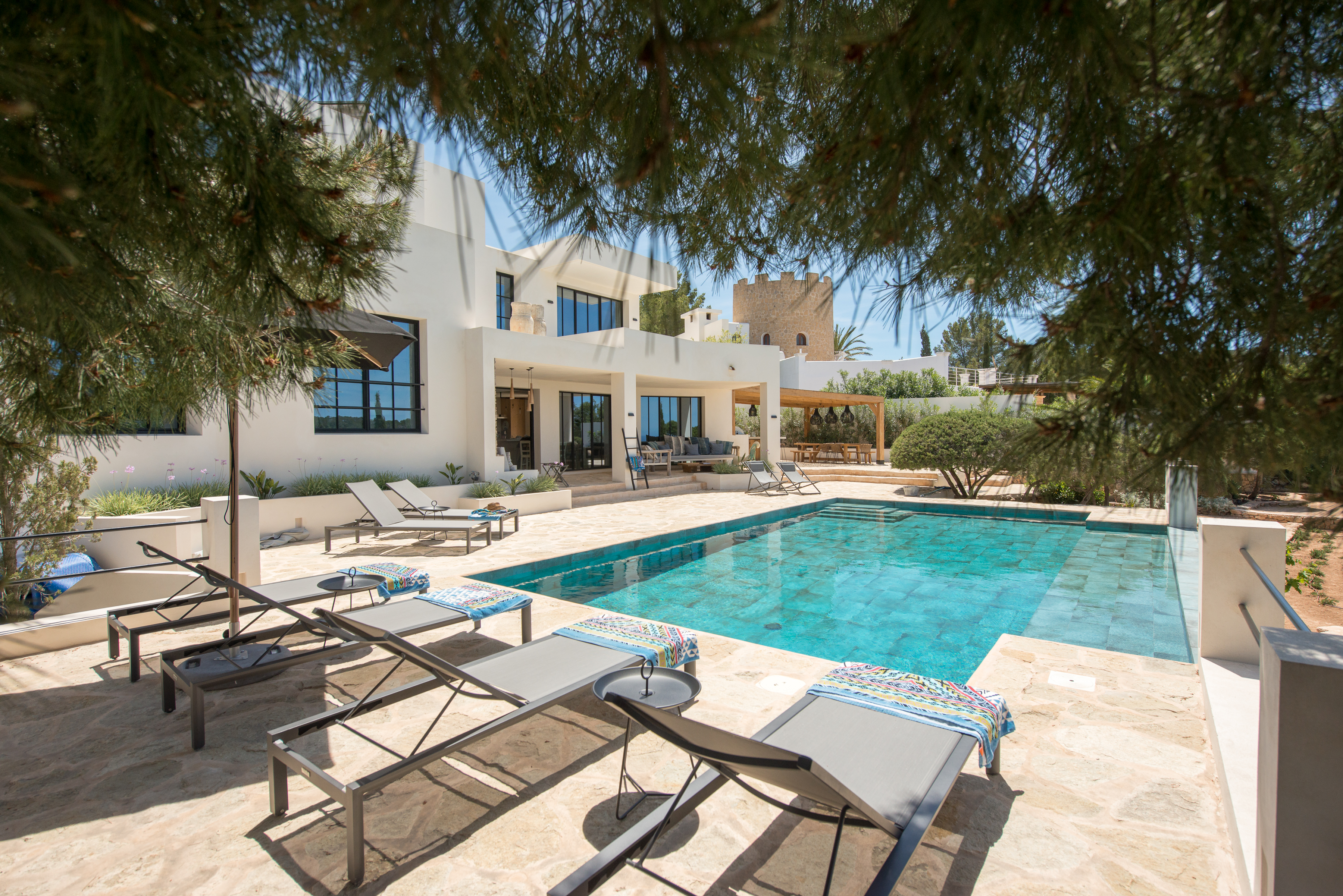 Resa estates ibiza luxury home for sale cala tarida tourise license pool and house.jpg